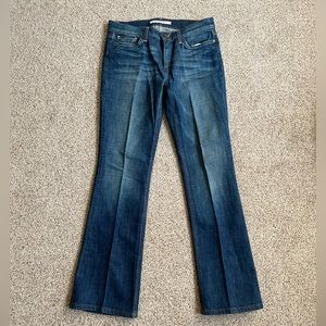 Joe’s jeans blue bootcut denim medium wash mid rise size 28 like new